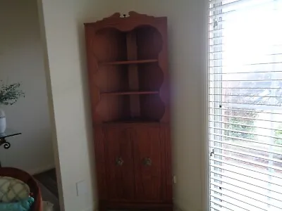 TEAK Corner Cabinet. Handmade. Excellent Con • 270$