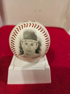 VINTAGE FOTOBALL SIGNED BASEBALL FEATURING NOLAN RYAN LIMITED EDITIO ESTATE FIND - Picture 1 of 10