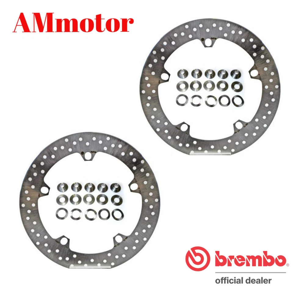 Discos Brembo Bmw K 1200 R 06 2006 KIT ROTOR FRENO PAR DELANTERO MOTO Foto 1 de 1