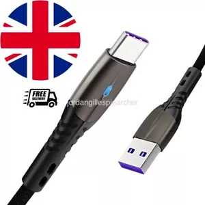 USB to USB-C cable (1m) for iPhone 15/Plus/Pro/Pro Max, Google, Huawei, Samsung - Picture 1 of 3