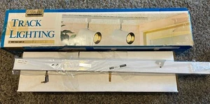 Vintage Catalina Universal Track Lighting 2 Head Canister Light NOS 1991 White - Picture 1 of 6