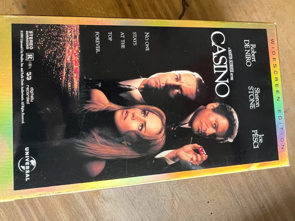 Casino ~VHS 2-Tape Set Widescreen Edition ~ Martin Scorsese 1996 Pre-owned - Image 1 of 3