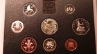 1995 UNITED KINGDOM PROOF COIN SET 2 POUND WORLD WAR II PEACE DOVE 8 COINS RARE!