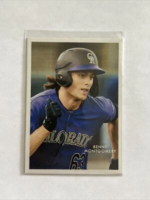 2022 Topps Heritage Minor League 1953 Reprint RPA-15 Benny Montgomery - ACL Rock - Image 1 of 2