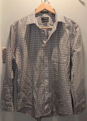 Camisa Para Hombres Nordstrom Sin Hierro Ajuste Manga Larga Botón Delantero 16 32-33 - Usada en Excelente Condición Foto 1 de 4