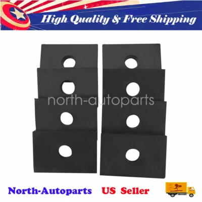 For 1947-1987 Chevy GMC C10 C20 Pickup Truck Rubber Bed Mount Pads 8pc Kit Truck Foto 1 de 4