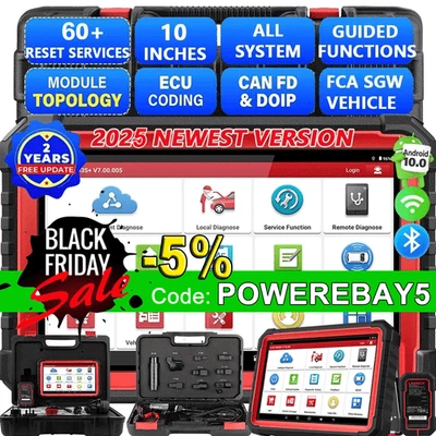 2025 LAUNCH X431 PRO3S+ V5.0 Profi KFZ OBD2 Diagnosegerät BT Scanner ALLE SYSTEM - Bild 1 von 4