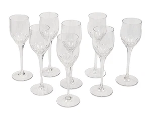 SELTENE MENGE (8) Orrefors Prelude klare Kristall Sherry 6" Gläser Cordial - Bild 1 von 8