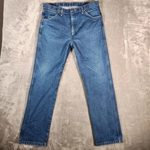 Wrangler Jeans Men's 34X31 (Tag 35X32) Blue Cowboy Cut Western 13MWZ - Picture 1 of 12