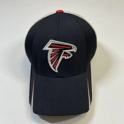 Gorra Atlanta Falcons para hombre negra ajuste flexible NFL fútbol malla OSFA Reebok Foto 1 de 4