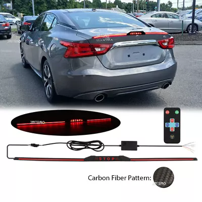 Car Rear Truck Spoiler Dynamic Turn Signal Brake Light For Nissan Maxima 1984-23 - Image 1 of 4