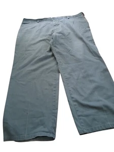 Dockers Gray Mens 40x30 Relaxed Fit Flat Front Washed Pants - Picture 1 of 7