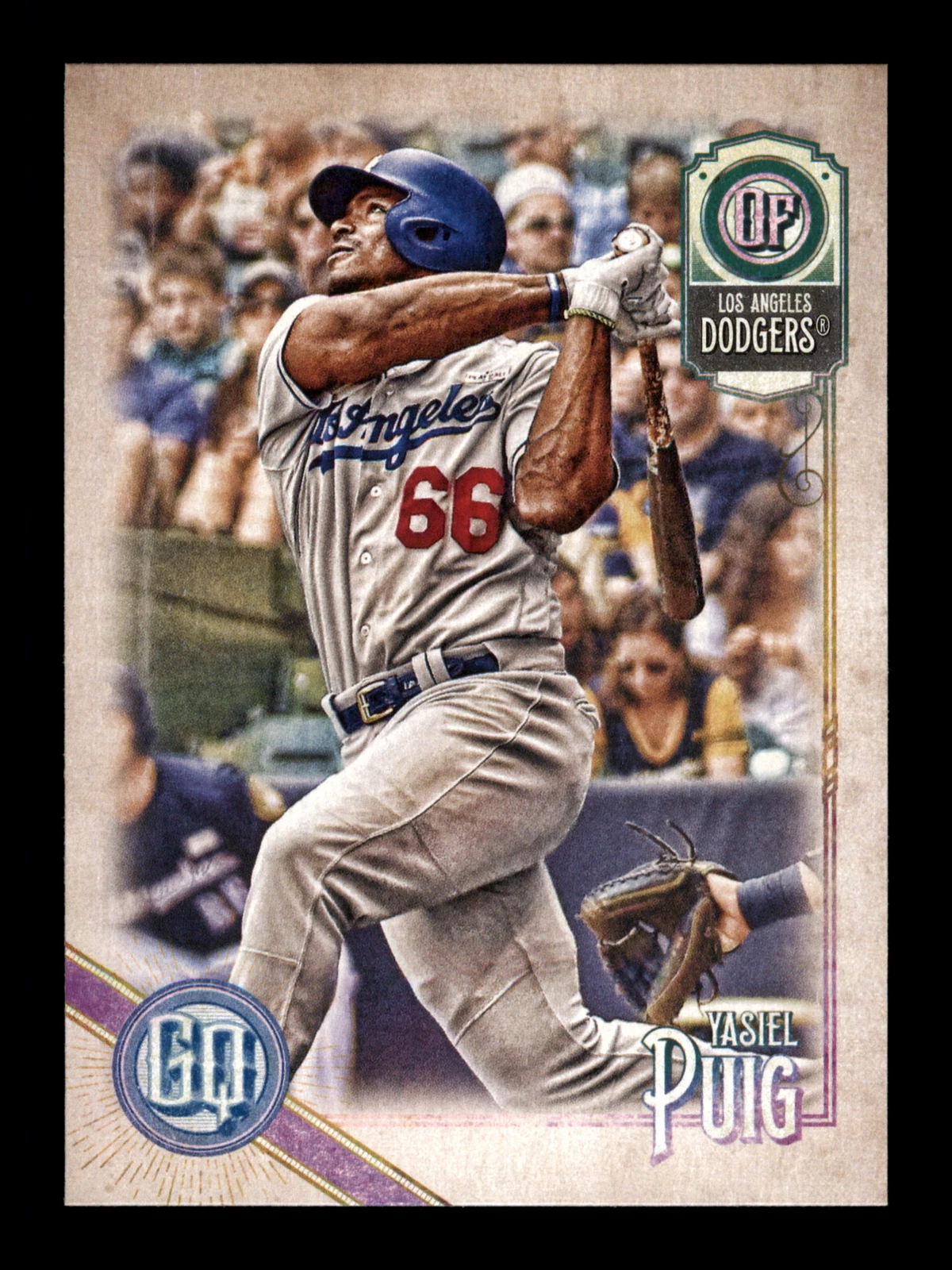 2018 Topps Gypsy Queen #156 Yasiel Puig Los Angeles Dodgers