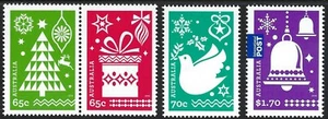 2014 Australia SG#4284/87 Christmas 2nd Issue set of 4 mint MUH MNH - Bild 1 von 1