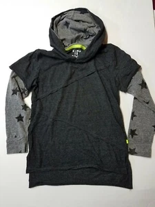 Kind Is Cool ~ Youth Boys Size M Pullover Hooded Long Sleeve Star Pattern - Picture 1 of 8