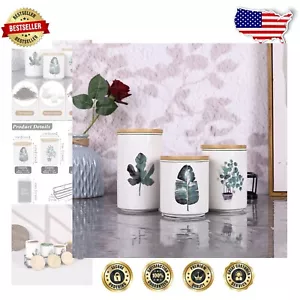 Elegant Kitchen Canister Set - Airtight Storage for Flour, Sugar, Coffee & Tea - Picture 1 of 11