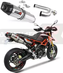 Special Titanium Exhaust Terminals Aprilia Dorsoduro 900 DB Killer Removable - Picture 1 of 9