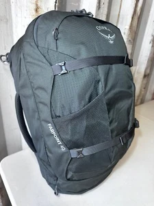 Osprey Farpoint 40 Travel Pack w/ Stowaway Backpack Straps, Dark Grey - Men's - Picture 1 of 9