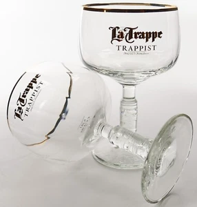 2 x La Trappe Trappist Bier Beer Bierpokal 0,25l Schale Glas Gläser 7508
