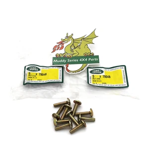 Genuine Land Rover Mushroom Head Acme Thread Panel Screws 79048 long x 10 - Picture 1 of 2