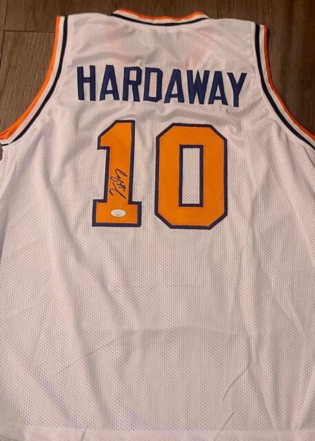 Miami Heat Tim Hardaway Autographed Black Jersey JSA Stock #215722