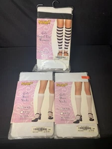 NEW Spirit Halloween Girls Knee Socks and Leg Warmers Size Small (3 Packs!) - Picture 1 of 6