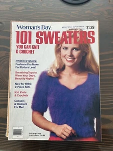 Woman's Day 101 SWEATERS Magazine - 1980   YOU CAN KNIT & CROCHET - Picture 1 of 1