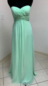 Vestido de noche formal talla 8 verde menta baile de graduación dama de honor - Imagen 1 de 6