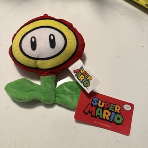 Super Mario Fire Flower Plush Toy with Tags - Picture 1 of 2