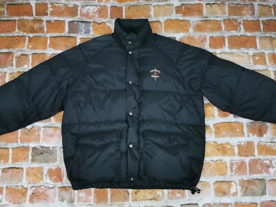 Chevignon Vintage Invierno Chaqueta Plumón Auténtico Corona Negra T: XL Tip Top - Imagen 1 de 4