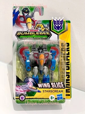 Transformers Starscream Action Figure Bumblebee Cyberverse Wing Slice Brand NEW - Image 1 of 4