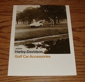 Folleto de venta de accesorios originales para autos de golf Harley-Davidson 1980 80 AMF - Imagen 1 de 2