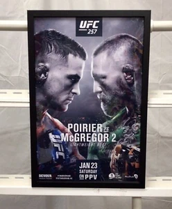 UFC 257 11x17 Framed Wall Poster Conor McGregor Vs Dustin Poirier 2 Fight - Picture 1 of 2