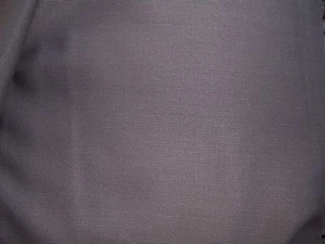 #26 GREY LT GREY MINI WOVEN STRIPE 1yd X 56" WOOL VISCOSE BLEND ITALIAN FABRIC - Picture 1 of 1