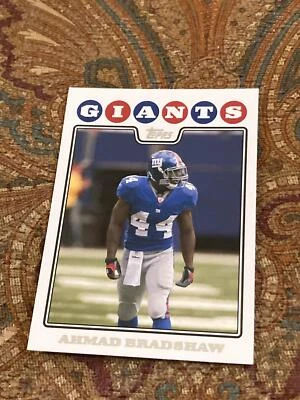 2008 Topps #110 Ahmad Bradshaw - Image 1 of 2