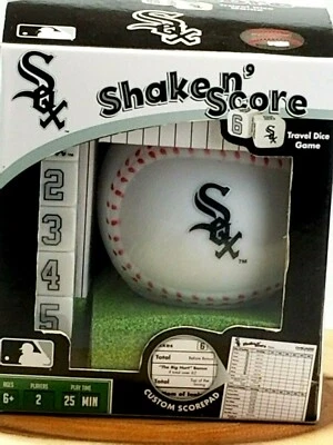 Chicago White Sox Shake N Score Travel Dice Game - Image 1 of 4