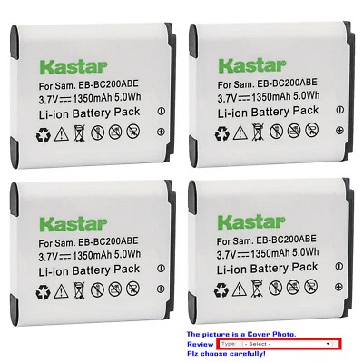 Bateria de substituição Kastar para Samsung EB-BC200 Samsung SM-C200NZWAXAC modelo EUA - Imagem 1 de 3