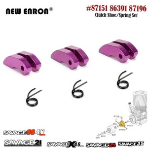 87151 86391 87196 3Pc Clutch Shoe Spring for HPI Savage XL X 21 25 4.6 3.5 5.9 - Picture 1 of 9