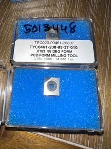 TEC920-00461-20837 .0183 88 DEG CARBIDE TIPPED CTRL 12809 041018 QTY 1 - Picture 1 of 2