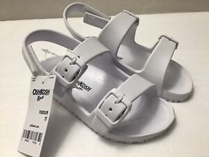 New OshKosh B'Gosh Toddler Unisex Rivar Sandal Size US 11 Hook Loop Adjustable