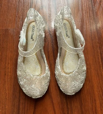 GUGUYeah Shoes Size 27 US Size 8 Child Jelly flat Frozen Elsa - Image 1 of 4