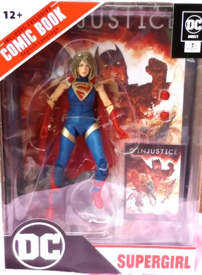 Figura de acción cómic McFarlane DC Direct Injustice 2 Supergirl Page Punchers 7" Foto 1 de 4