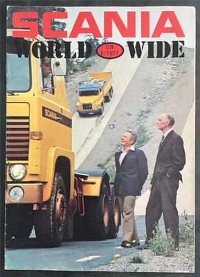 SCANIA WORLD WIDE International House Magazine Issue 2 1977 - Image 1 of 4