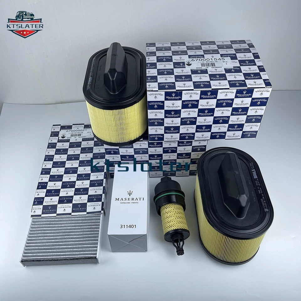 Oil Filter, Air Filter,Ac Filter For Maserati Ghibli Quattroporte Levante NEW Foto 1 de 4