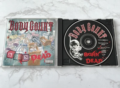 Body Count Born Dead CD ORIGINAL USA PRESS! 1994 Virgin Ice-T, Hey Joe RARE! OOP Foto 1 de 4