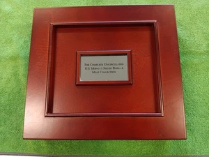 US Morgan Silver Dollar Mint Collection Wood Box - Picture 1 of 5