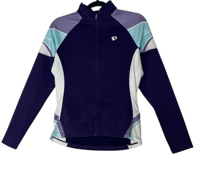 Pearl Izumi Elite Cycling Jacket Women’s Medium Pocket Long Sleeve Cozy Full Zip - Image 1 of 4