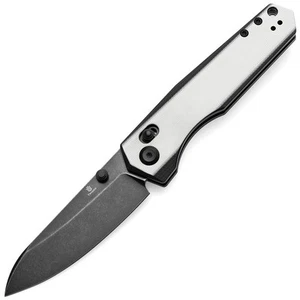 Tenable Knives Beaver Crossbar Lock Ivory & Black G10 Folding Knife 1105V2 - Picture 1 of 1
