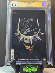 Batman Who Rises #1 Variante CGC SS 9.8 Firmado por Capullo Jock & Snyder 2019 - Imagen 1 de 4