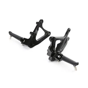Front Footrest Foot Pegs Bracket Fit For Yamaha YZF R1 2009-2014 2013 2012 2011 - Picture 1 of 6